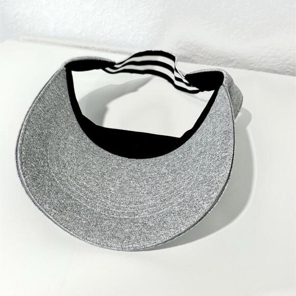 EQ SPORT Sun Visor Unisex Outdoor Sports Gray Black and White Strap One Size - Picture 6 of 8